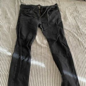 J. Crew 484 Kaihara Black Denim Jeans
